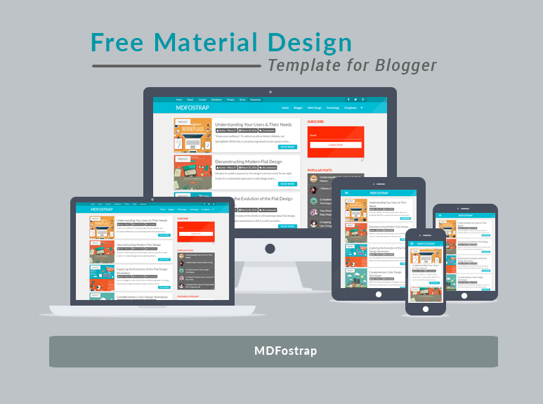 material design blogspot template material design blogspot template