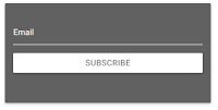 material design subscribe form