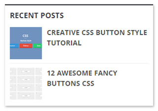 recent post thumbnail widget blogger