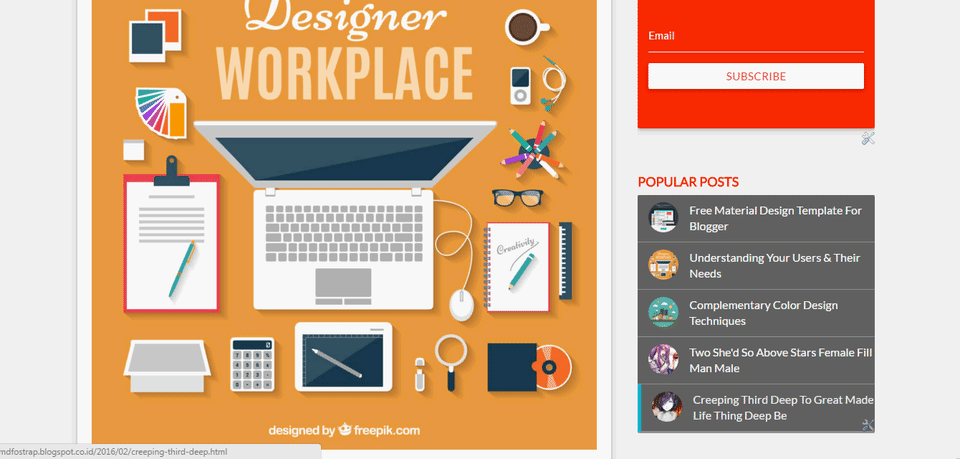 image lightbox material design