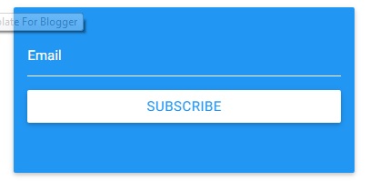 material design subscribe form material design subscribe form