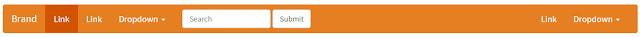 Carrot Bootstrap Navigation Menu