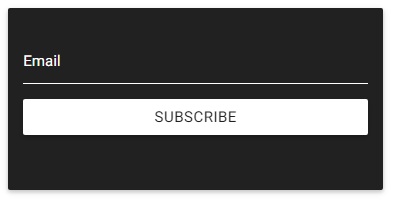 material design subscribe form material design subscribe form